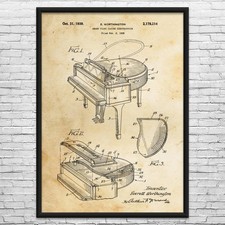 Brevetto pianoforte coda - brevetto,
