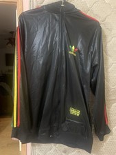 Giacca vintage Adidas Chile 62 Rasta Jamaica Bob Marley 