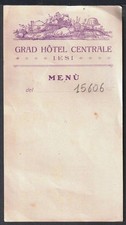 15606 JESI (ANCONA) MENU' GRAD HOTEL CENTRALE  vedi mod. personalizzato