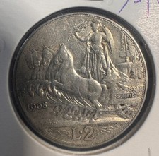 Regno lire 1908 - 2,