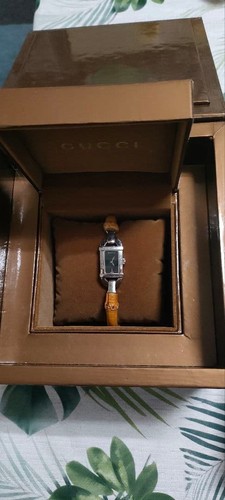 Gucci bamboo analog watch - bamboo,
