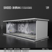 Diorama 1:64 auto garage