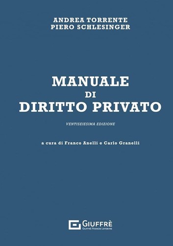 Manuale diritto privato - manuale,