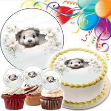 Cake topper donnola lontra