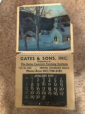 Calendario Denver Vintage 1973