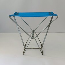 Sgabello Pieghevole Pesca Vintage Anni 70/80