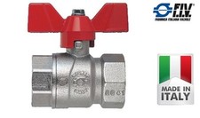 VALVOLA A SFERA FEMMINA-FEMMINA FF A FARFALLA DA 1/2 A 1 1/4 