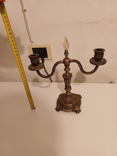 Portacandele antico candelabro