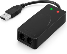 Modem esterno USB 2.0 3 in 1 dati voce dial up 56K V.92 V.90 CX93010 WIN7 ricezione