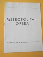February 24 - 1951 - Metropolitan Opera Playbill - Il Barbiere Di Siviglia 