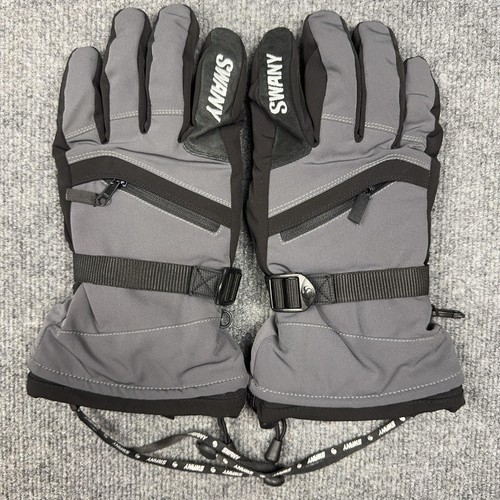 Guanti swany uomo grigio - m,
