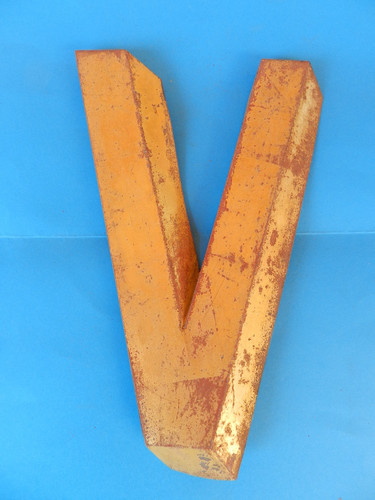 Lettre ancienne tole - lettre, loft