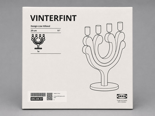 Ikea vinterfint portacandele - ikea,