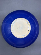 Vaso vintage in ceramica blu
