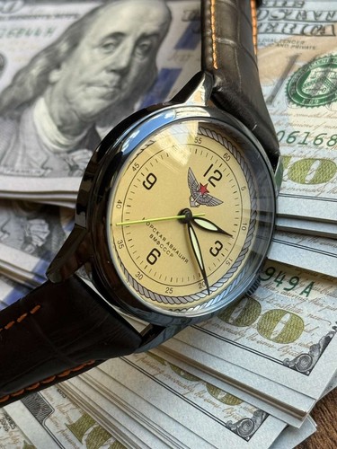Orologio meccanico aviatore - orologio,