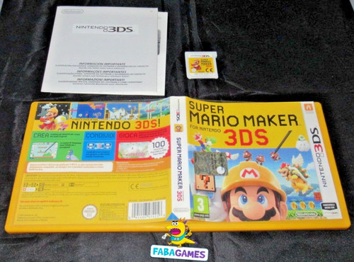 3ds super mario - maker,