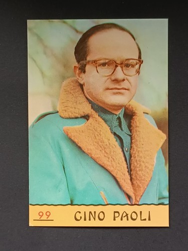 Figurina cantanti panini - panini, 1968