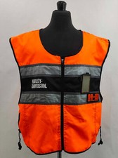 Harley Davidson Gilet Arancione Fluo Ufficiale HD Abbigliamento Motore Originale Taglia 3XL