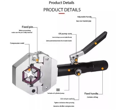 Crimpatrice manuale per - , tubi