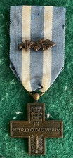 medaglia Merito Guerra Vittorio Emanuele III Gladio AOI Africa