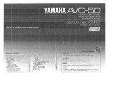 Yamaha AV-C50 Amplificatore