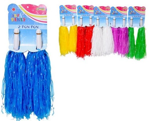 Coppia pon pompon - coppia, colorati