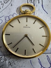 RARO OROLOGIO DA TASCHINO" ZENITH "ORO 18 kt  ANNI 60