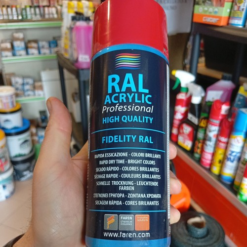 Smalto spray acrilico rosso - acrilico,