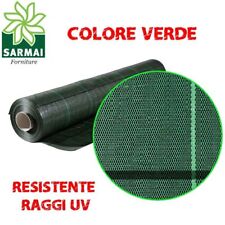 Telo pacciamatura Verde 100 Gr/mq anti radice erbacce orto giardino edilizia