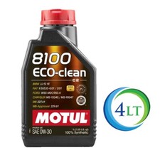 4 LT Motul 8100 Eco-Clean 0W30