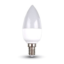 LAMPADINA LED E14 6W NATURALE A CANDELA LED4258 VT-1855 V-TAC
