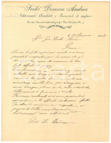 1907 sardegna tempio pausania - tempio,
