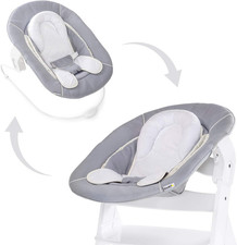 Alpha Bouncer 2In1, Grigio - Sdraietta Neonato Con Base Dondolo Compatibile Con 