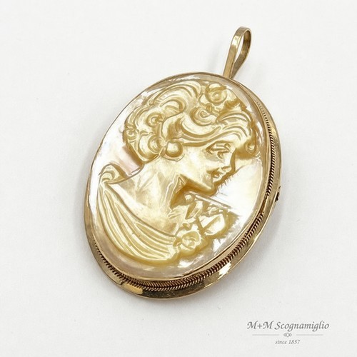 Ciondolo spilla oro kt - spilla, 14
