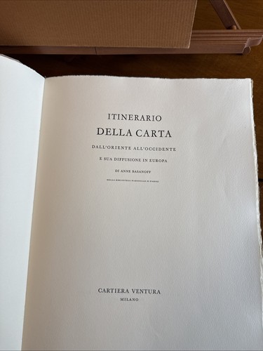 Basanoff itinerario della - a.,