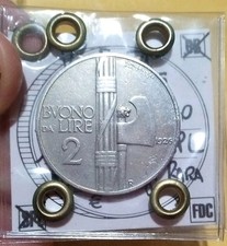 2 Lire BuonoFascio 1926 BB/SPL