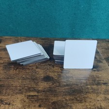 Sottobicchieri quadrati MDF retro sughero sublimazione vuoti confezione multipla per pratica confezione da 20