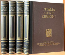 TRECCANI - L'ITALIA E LE SUE REGIONI - 4 VOLUMI-IST. DELLA ENCICLOPEDIA ITALIANA
