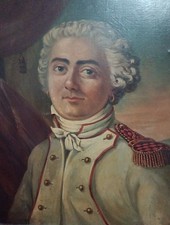 Ritratto Uomo In Divisa Olio