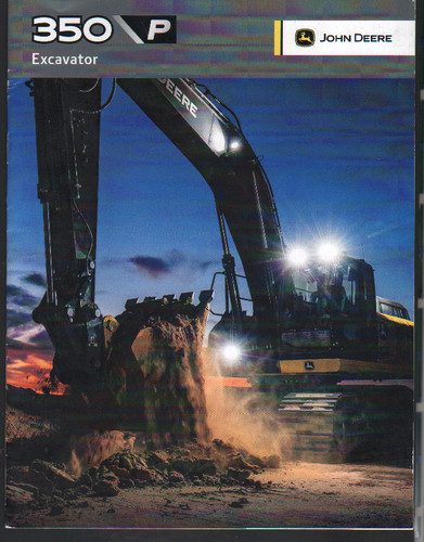 Foglietto brochure escavatore