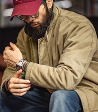 Maden Uomo Vintage US Navy N-1