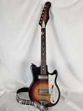 Chitarra elettrica vintage anni 60 Teisco EJ-2 Gold Foil Pickup Japan Tulio Zimgar