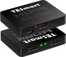 TESmart Splitter HDMI 1 in 2 out HDMI Splitter 4kx2K@30Hz 1080P 3D 2160P