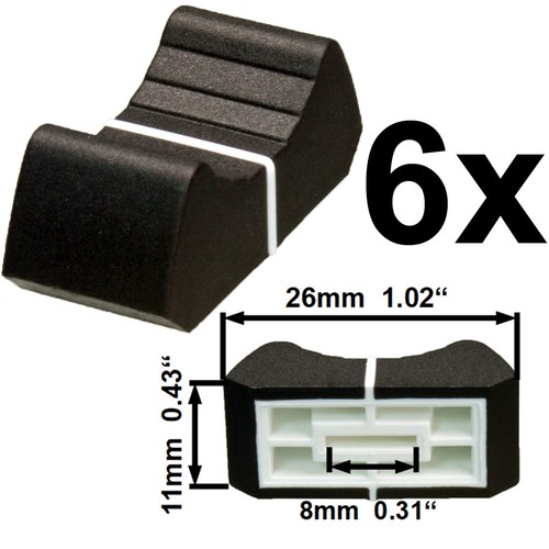 Lotto tappi fader sifam - lotto, 6x