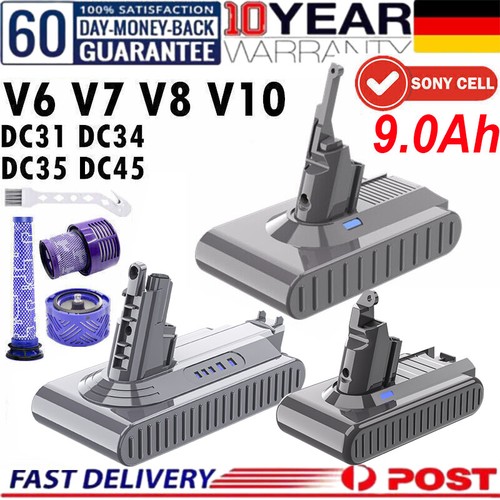 Batteria 0ah per dyson - 9.0ah,