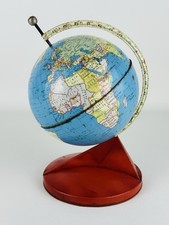 Vintage Mappamondo In Latta Da