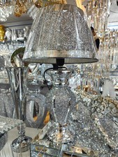 Lampada vaso led argento