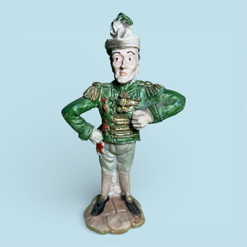 Statua vintage ceramica uomo