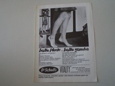 advertising Pubblicità 1969 DR SCHOLL'S