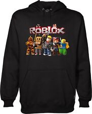 Felpa ROBLOX logo gioco bambini t-shirt bambino bambina ragazzi cappuccio v2